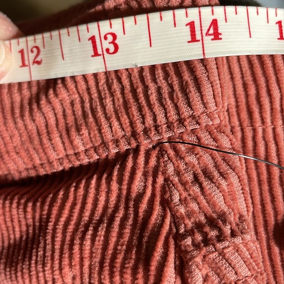 Free people corduroy button mini skirt color myrrh size 2 NWT - Picture 9 of 12